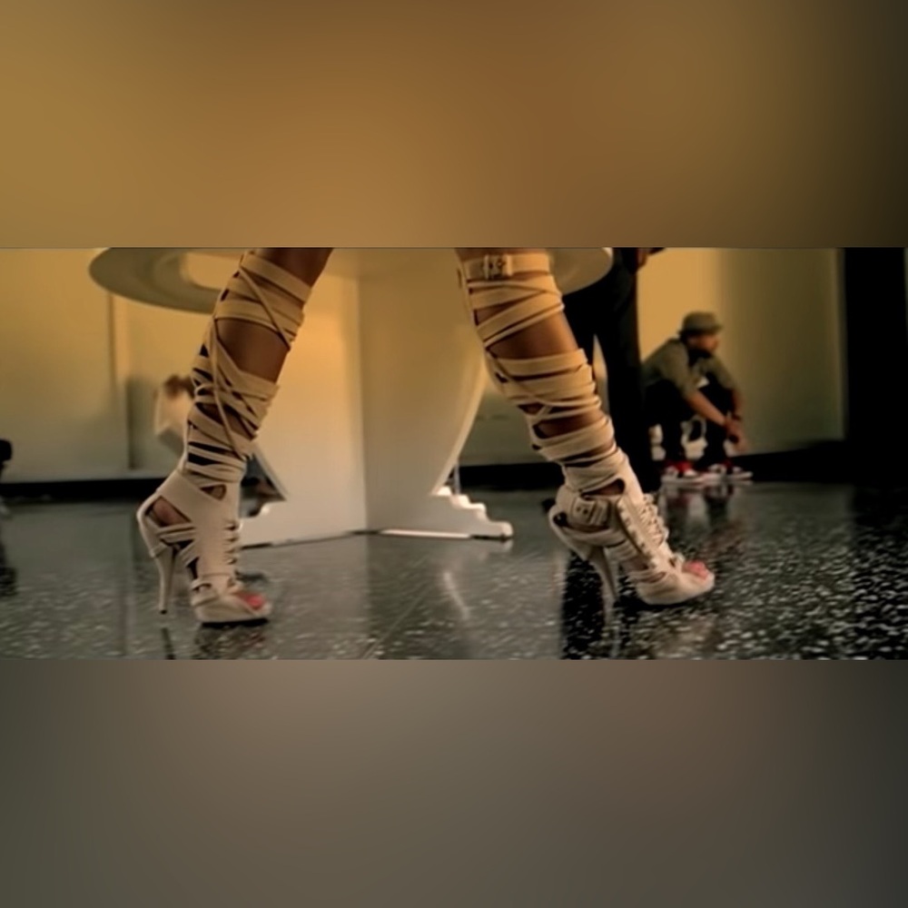 Givenchy Cream Pony “Up The Leg Gladiator” Sandal - Picture 2 of 3